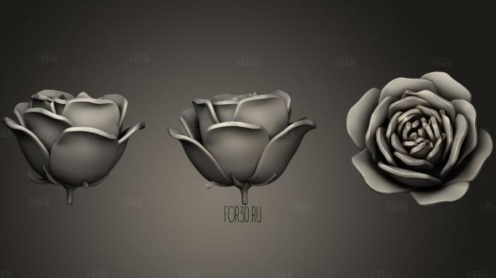 Flowers 3 3d stl модель для ЧПУ